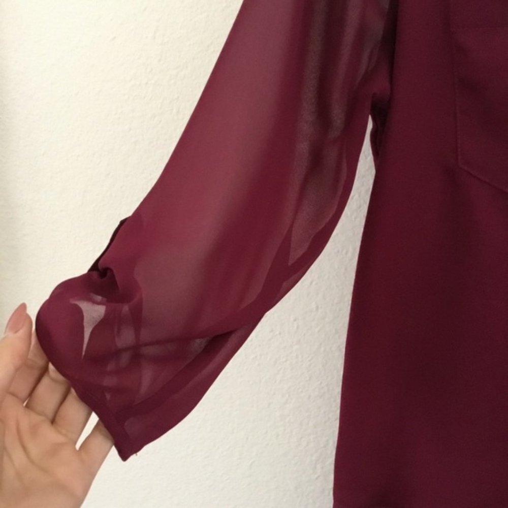 Express Tops x 2 (Maroon and Black Lace) - Picture 8 of 14